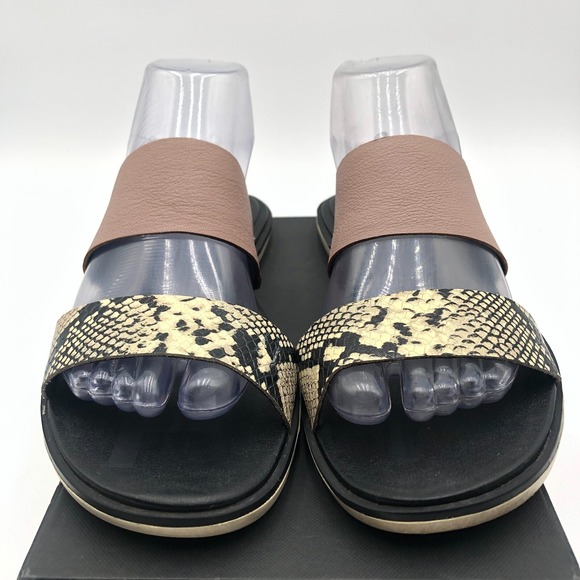 Sorel Ella II Slide Sandals Women's 8 Mauve Pink Leather Slip On Comfort Shoes - Picture 4 of 16